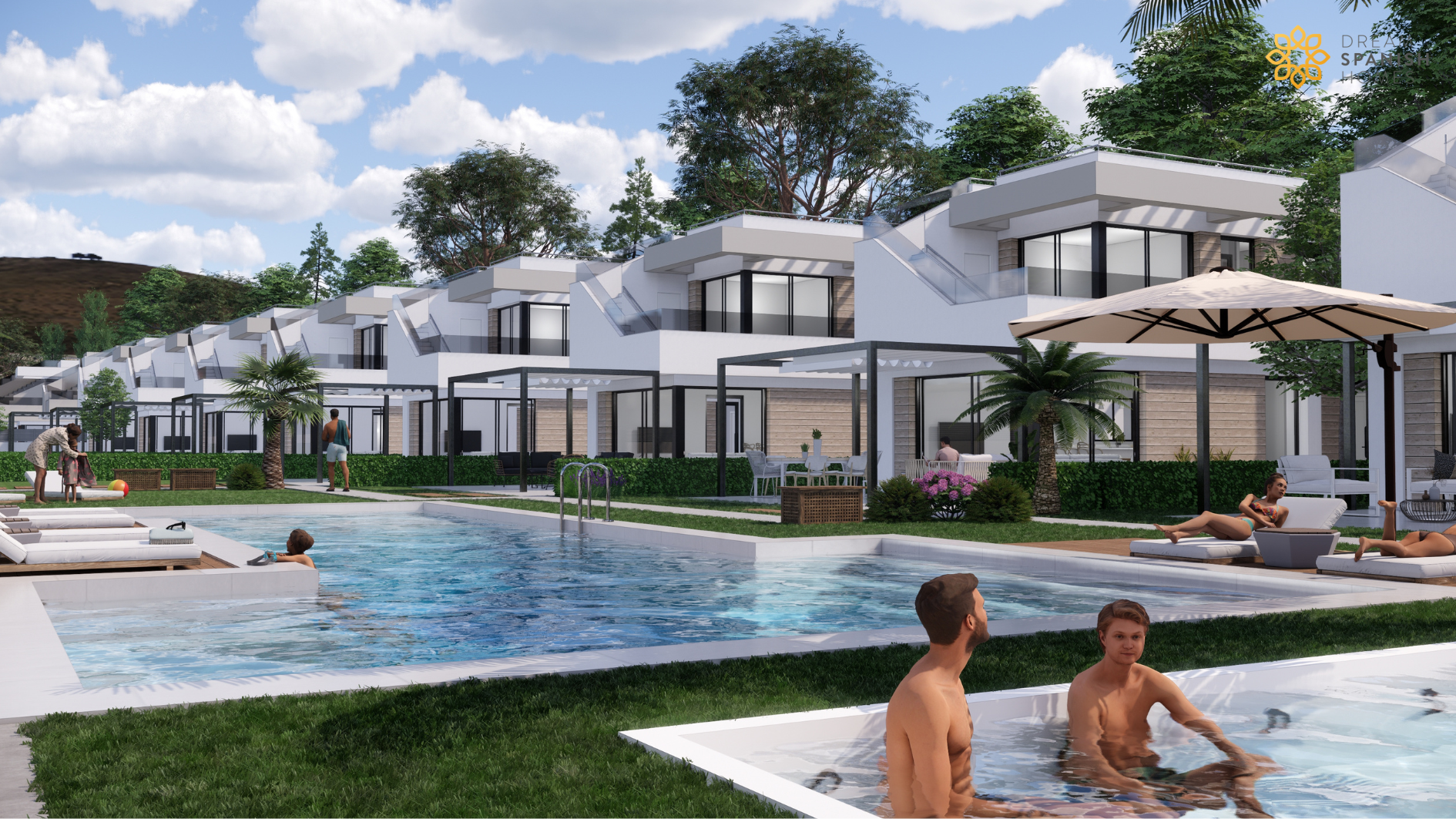 9 Modern Villas, 3 Bedroom, 3 Bathroom on Lo Romero Golf