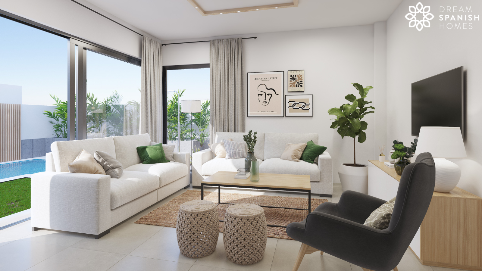 Luxury Golf Villas, 3 bedroom, 2 Bathrooms Roda Golf & Beach Resort